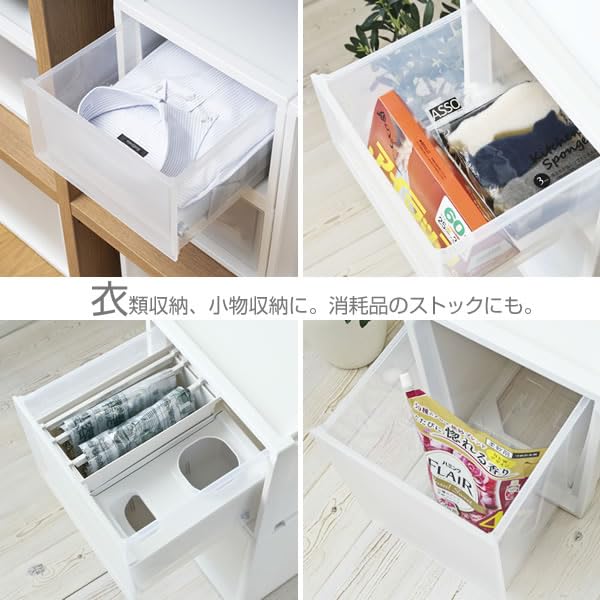 Amazon｜天馬 Fits フィッツケース FC40 リビング収納 9点セット (全幅